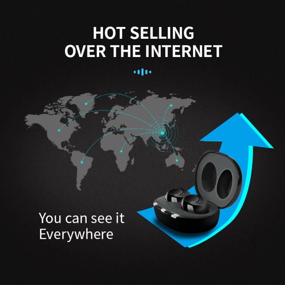 JHA39 Rechargeable ITE Hearing Aid